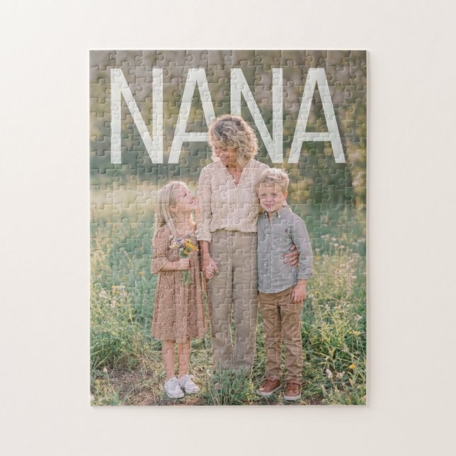 Quebra-cabeça FotoPop Nana Personalizada (Vertical)