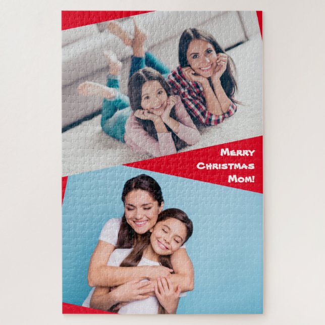 Quebra-cabeça Fotos personalizadas para o Natal (Vertical)