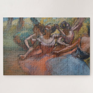 Quebra-cabeça Four Ballerinas on Palco (Balé) (por Edgar Degas)