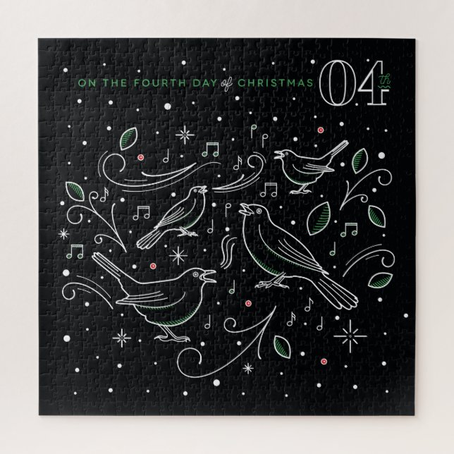 Quebra-cabeça Fourth Day of Christmas Puzzle 20x20 (Vertical)