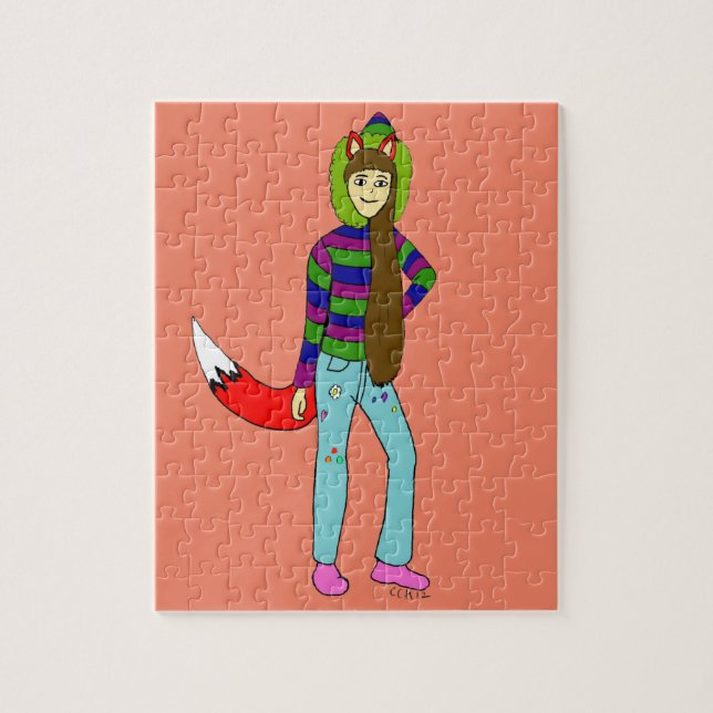Quebra-cabeça foxgirl (Vertical)