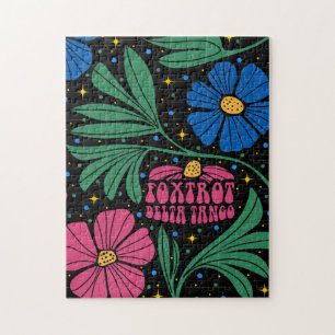 Quebra-cabeça Foxtrot Delta Tango Flower Boho