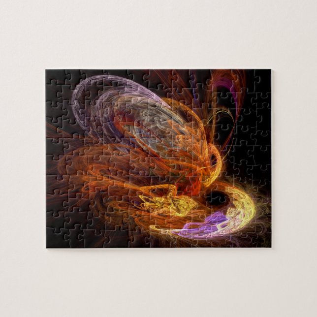 Quebra-cabeça Fractal - Ascensão da Fênix (Horizontal)