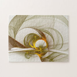 Quebra-cabeça Fractal de cores metálicas do Precioso moderno