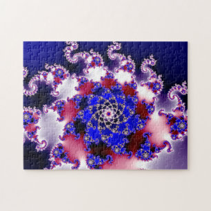 Quebra-cabeça Fractal de Mandelbrot Roxo