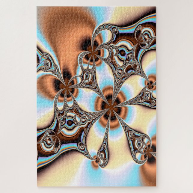 quebra-cabeça fractal de praia (Vertical)