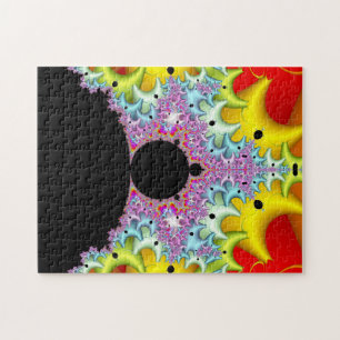 Quebra-cabeça Fractal Mandelbrot multicolorido