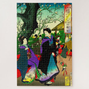Quebra-cabeça Fragrância no Ar Toyohara Chikanobu 1888