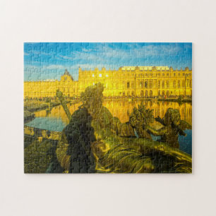 Quebra-cabeça França Arquitetura Paris Sunset Versailles