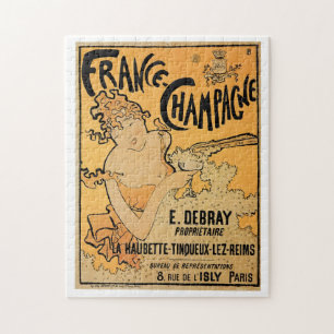 Quebra-cabeça França Champanhe Vintage Bebida