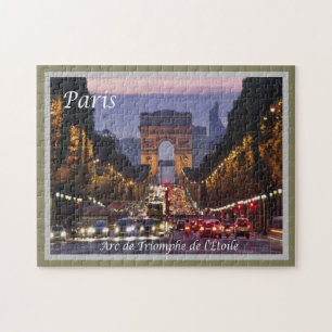 Quebra-cabeça França - Paris - Arc de triomphe de l'Étoile -