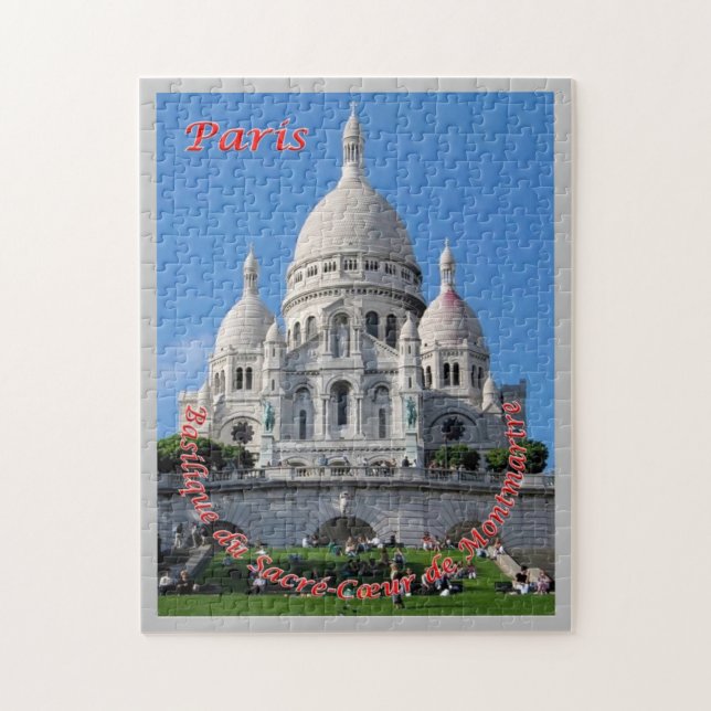 Quebra-cabeça França - Paris - Basilique du Sacré-Coeur - Varsóv (Vertical)