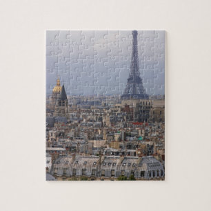 Quebra-cabeça França, Paris, paisagem urbana com Torre Eiffel