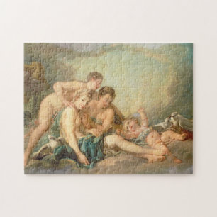 Quebra-cabeça François Boucher O Banheiro da Pintura de Vênus