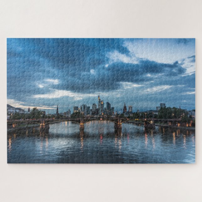 Quebra-cabeça Frankfurt Alemanha (Horizontal)