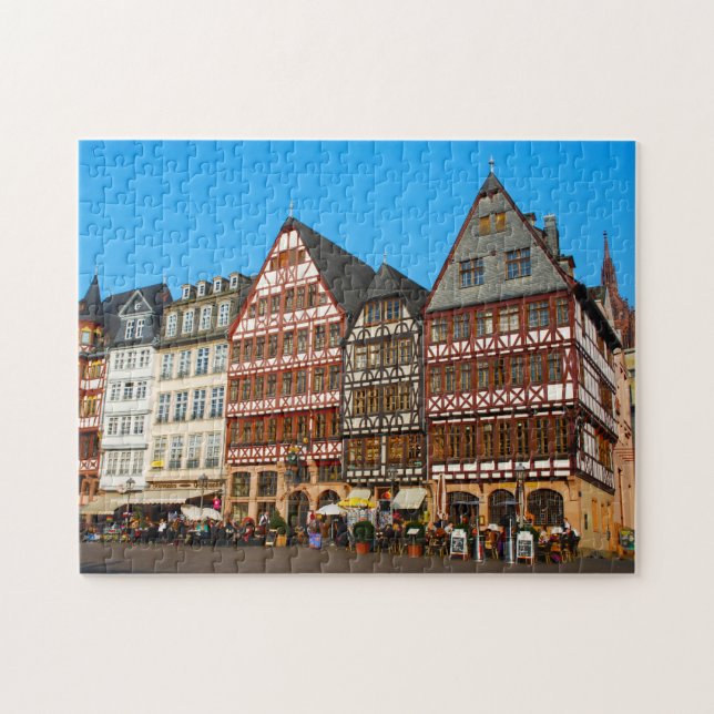 Quebra-cabeça Frankfurt Alemanha. (Horizontal)