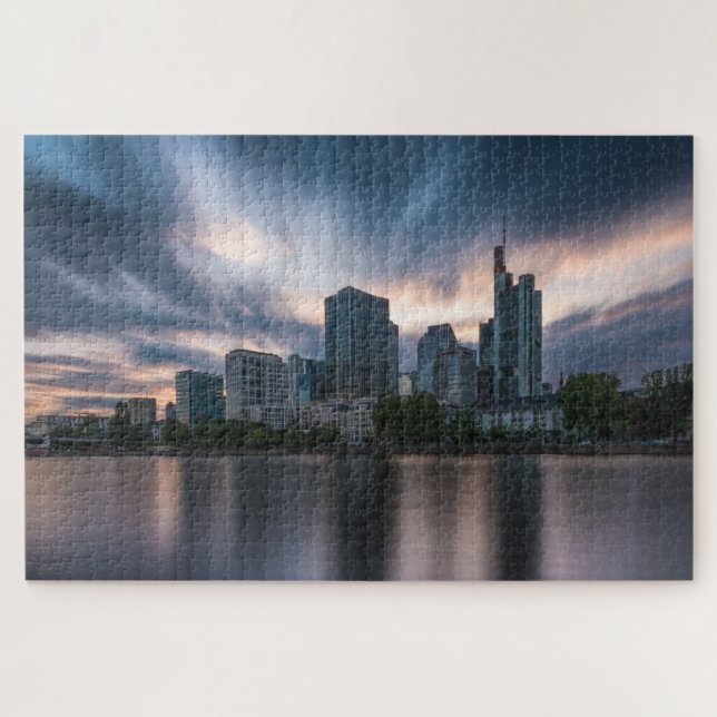 Quebra-cabeça Frankfurt am Main Alemanha (Horizontal)