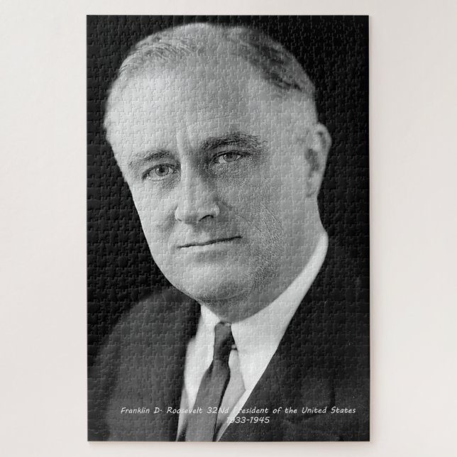 Quebra-cabeça Franklin D. Roosevlt 32º Presidente dos EUA (Vertical)