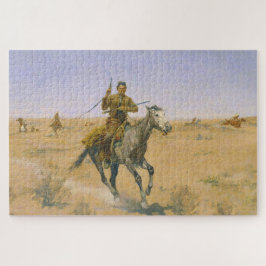 Quebra-cabeça Frederic Remington O Voo 1895