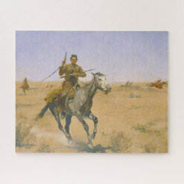Quebra-cabeça Frederic Remington O Voo 1895