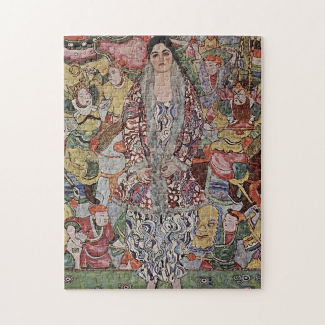 Quebra-cabeça Fredericke Maria Beer por Gustav Klimt (Vertical)