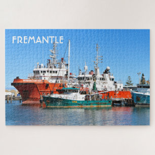 Quebra-cabeça Fremantle: Navios de abastecimento e embarcações d