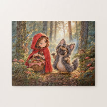 Frenchie Wolf Companion Forest Walk
