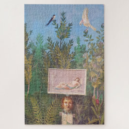 Quebra-cabeça Fresco de uma Cena de Jardim, Pompeia
