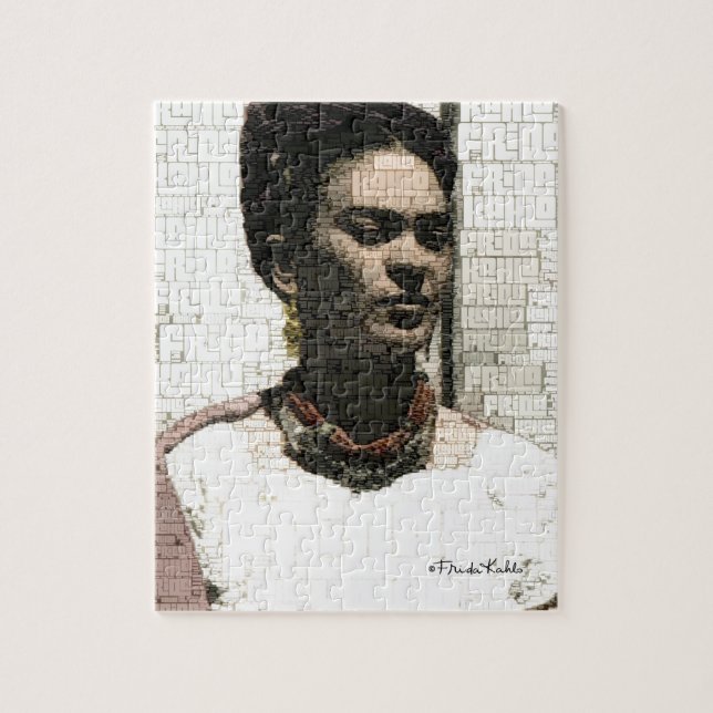Quebra-cabeça Frida Kahlo Textile Portrait (Vertical)