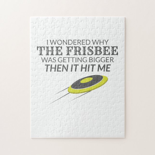 Quebra-cabeça Frisbee Por Que A Frisbee Está Aumentando (Vertical)