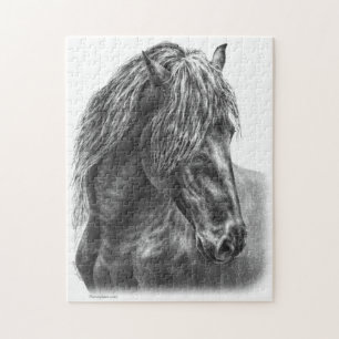 Quebra-cabeça Frísia Horse Retrait Wavy Mane