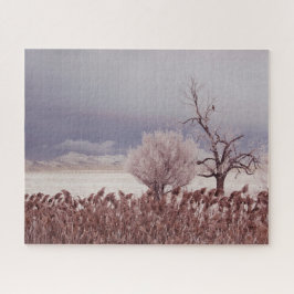 Quebra-cabeça Frosty Utah Mountain Morning - 16x20 - 520 pc