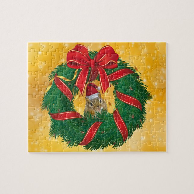 Quebra-cabeça Frota de Natal de Chips Bonitos (Horizontal)