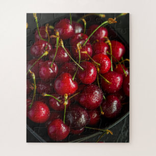 Quebra-cabeça Fruta de Comida das cerejas doces de madrugada
