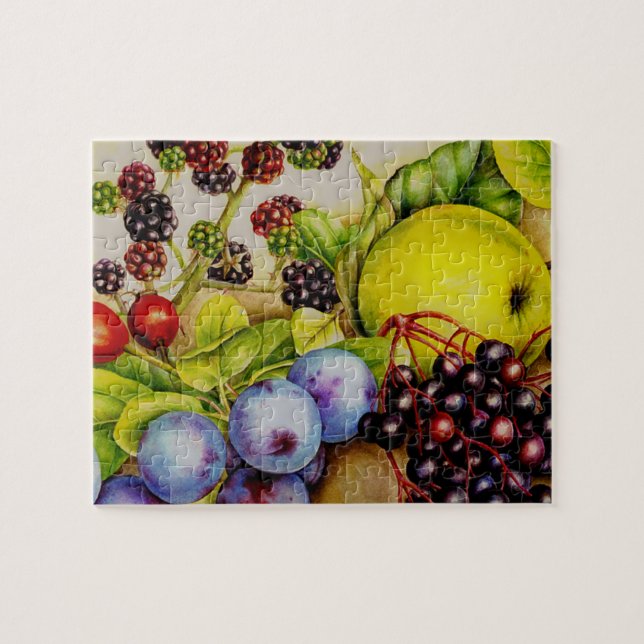 Quebra-cabeça Fruta de outono de floresta (Horizontal)