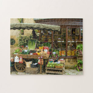 Quebra-cabeça Fruta e Veg Colorida English Village Store