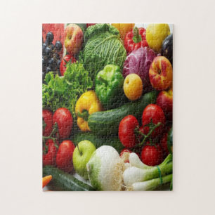 QUEBRA-CABEÇA FRUTA & VEGETAIS