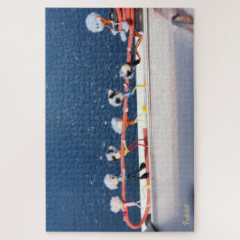 Quebra-cabeça Fubby's die een lijn lieren van een Zeilboot.