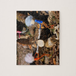 Quebra-cabeça Fubby's die hout zagen.