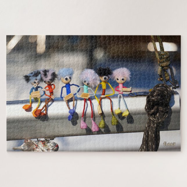 Quebra-cabeça Fubby's 'New York construction workers' pose. (Horizontal)