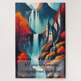 Quebra-cabeça Fuga Personalizada do Castelo da Cachoeira