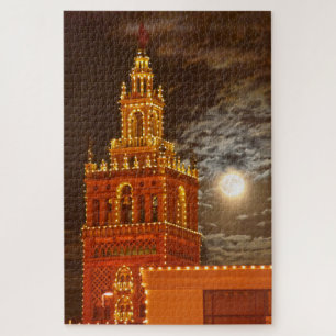 Quebra-cabeça Full Moon e Giralda Tower, Kansas City, Missouri