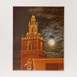 Quebra-cabeça Full Moon e Giralda Tower, Kansas City, Missouri