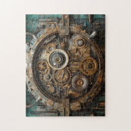 Quebra-cabeça Funcionamento interno a vapor do relógio grande