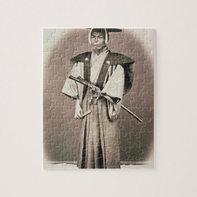 Quebra-cabeça Funcionário judicial ou samurai japonês, c.1870s (Vertical)