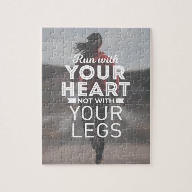 Quebra-cabeça Funcione com seu coração (Vertical)