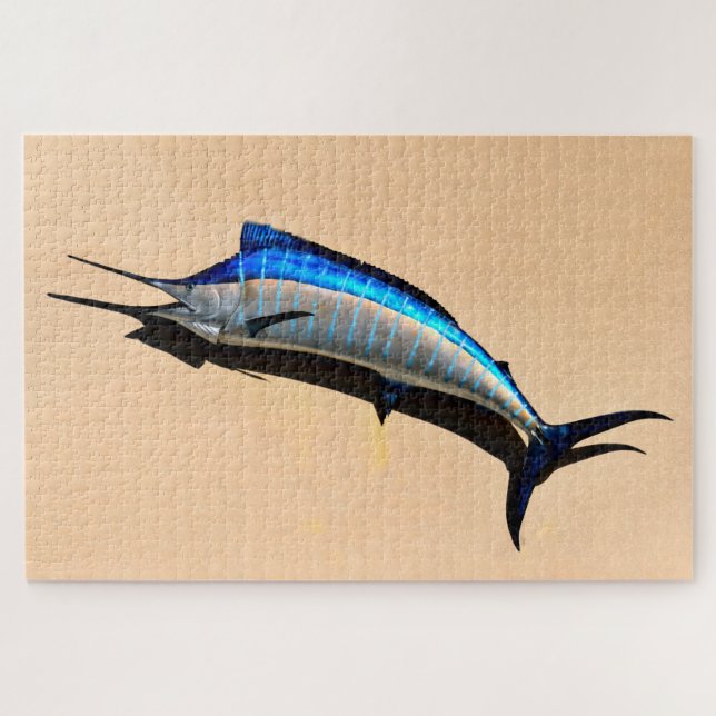 Quebra-cabeça Fundo Azul Marlin (Horizontal)