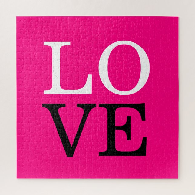 Quebra-cabeça Fundo de Rosa Amor Casamento (Vertical)