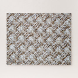 Quebra-cabeça Fundo de tecelagem de Rattan