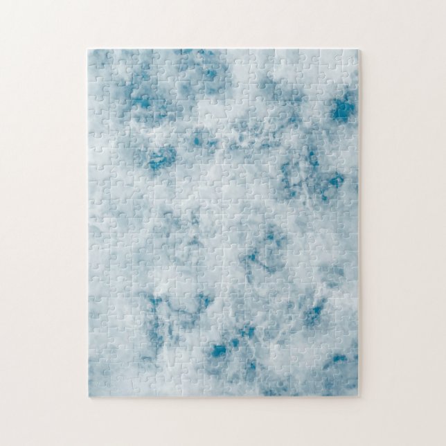 Quebra-cabeça Fundo de Textura Azul Marble (Vertical)